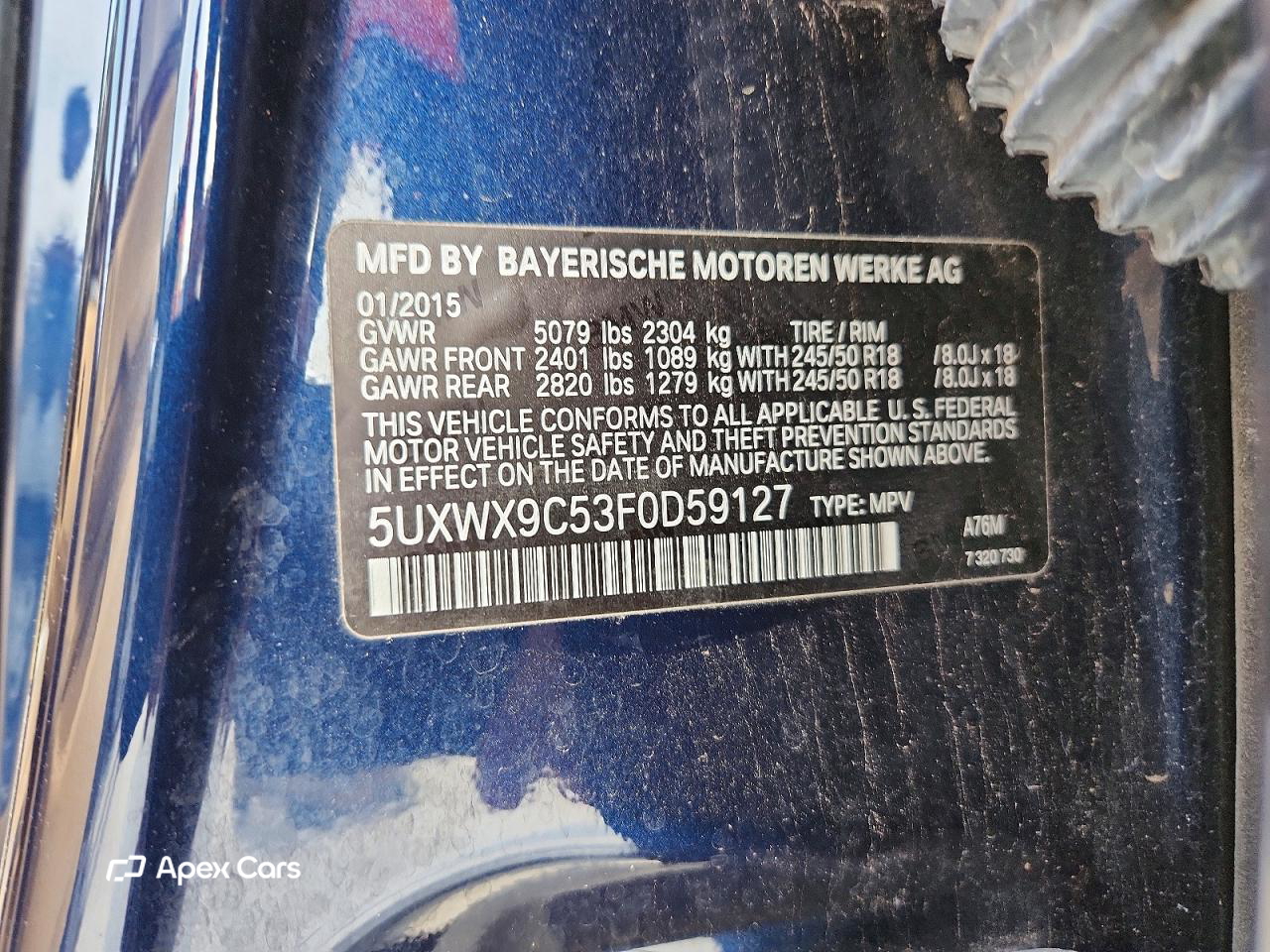 BMW X3 2015