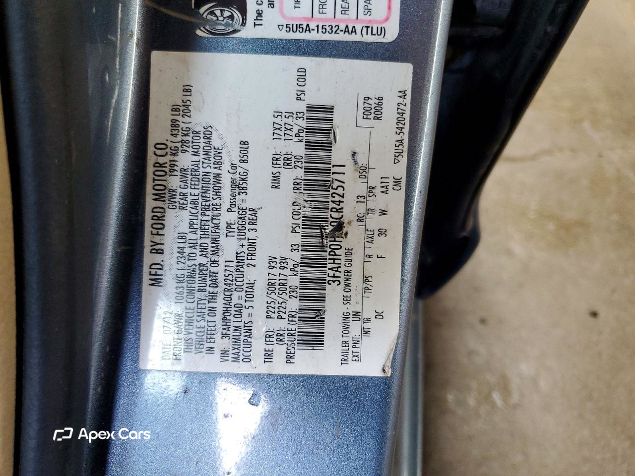 Ford Fusion 2012