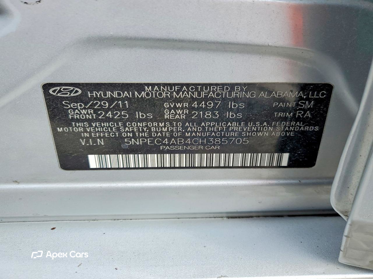 Hyundai Sonata 2012