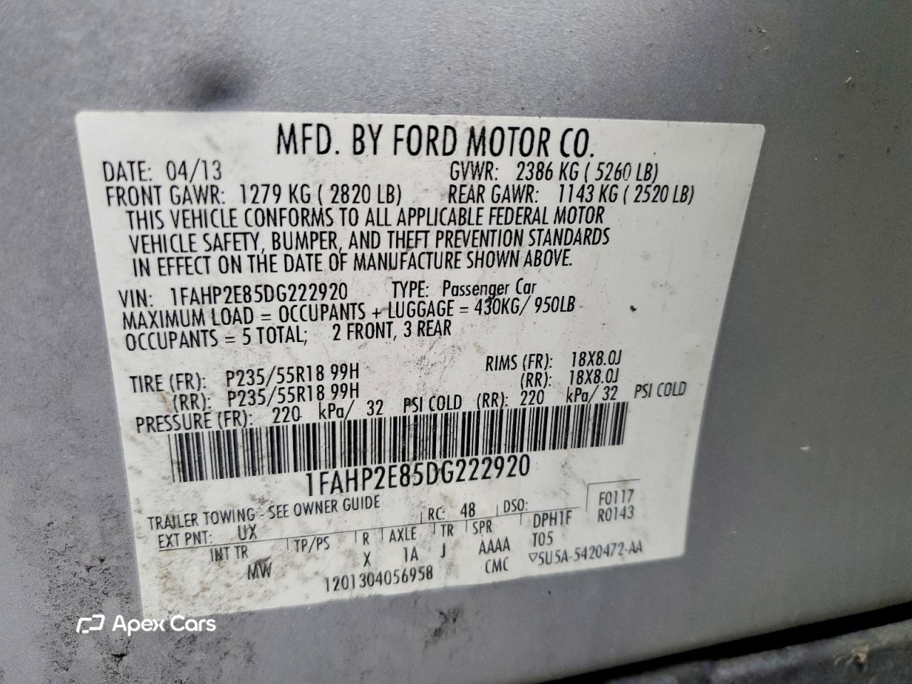 Ford Taurus 2013