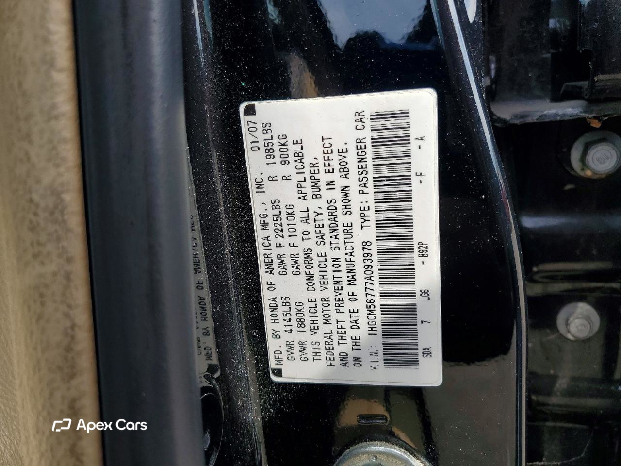 Honda Accord 2007