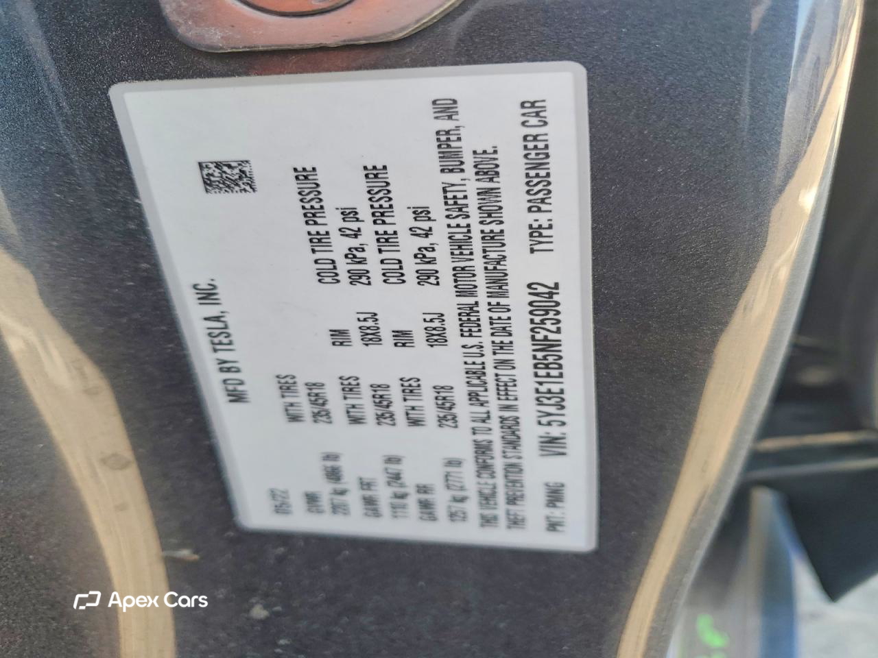 Tesla Model 3 2022