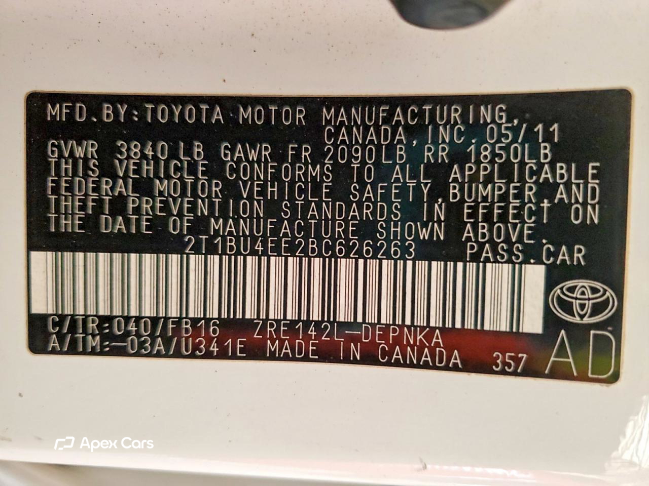 Toyota Corolla 2011