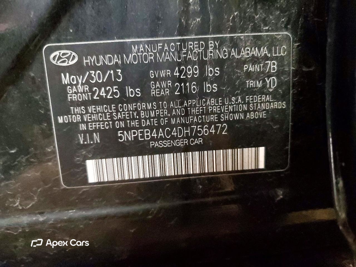 Hyundai Sonata 2013