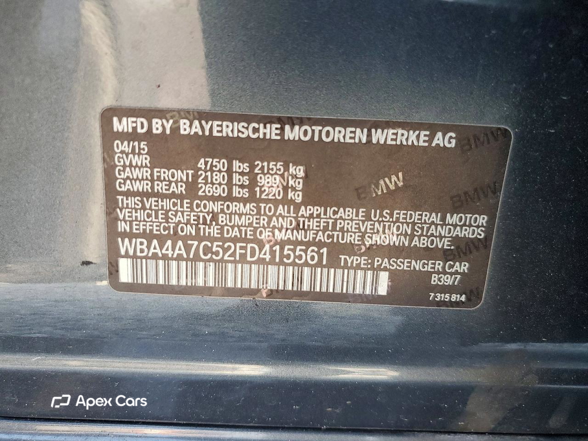 BMW Series 4 2015