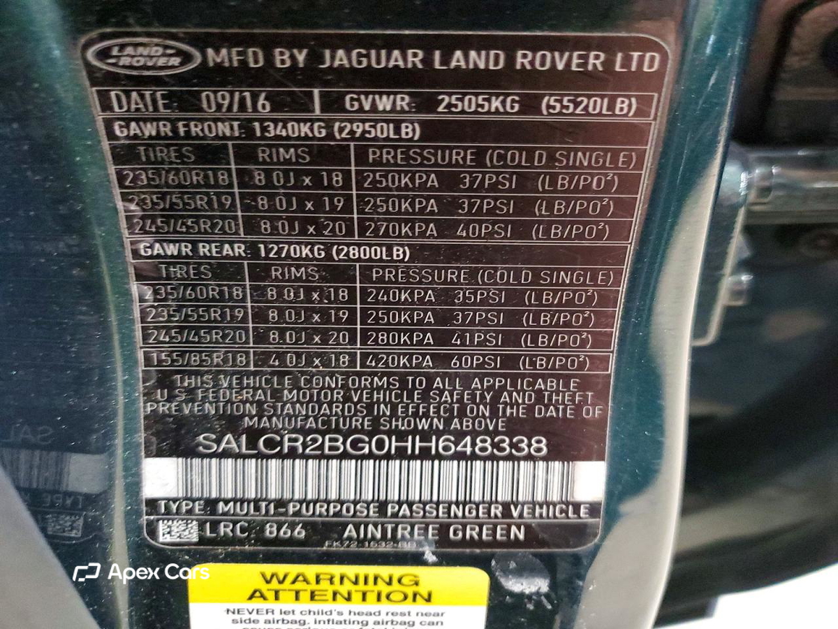 Land Rover Discovery 2017