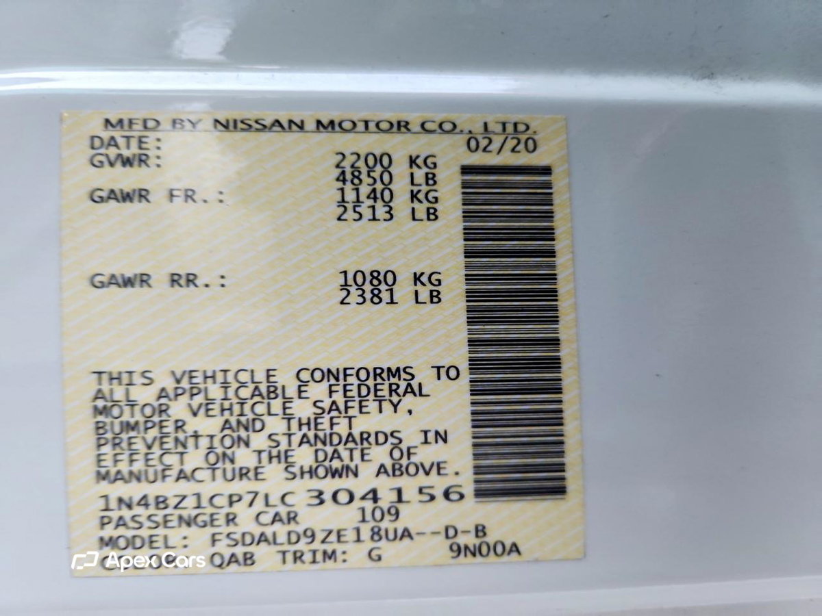Nissan Leaf 2020