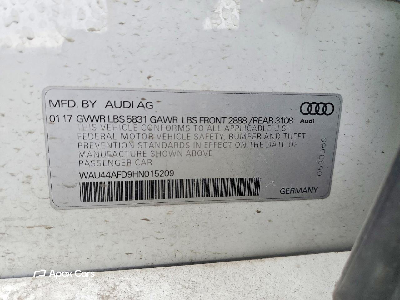 Audi A8 2017