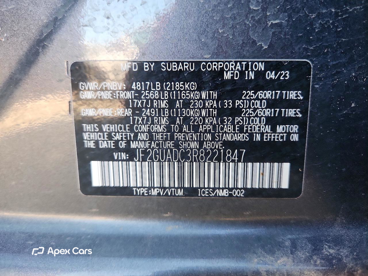 Subaru XV 2024