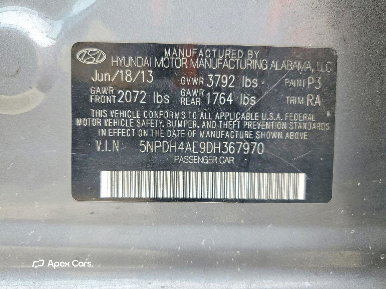 Hyundai Elantra 2013