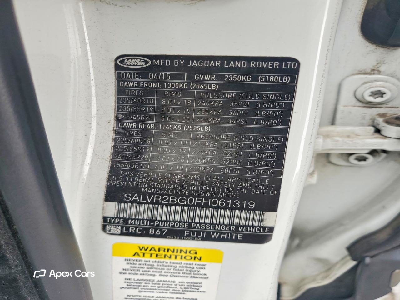 Land Rover Range Rover 2015