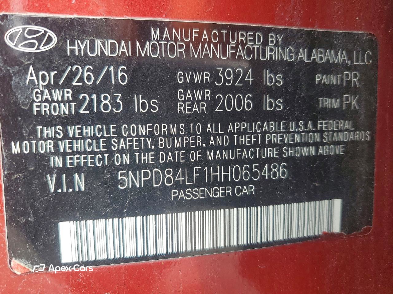 Hyundai Elantra 2017