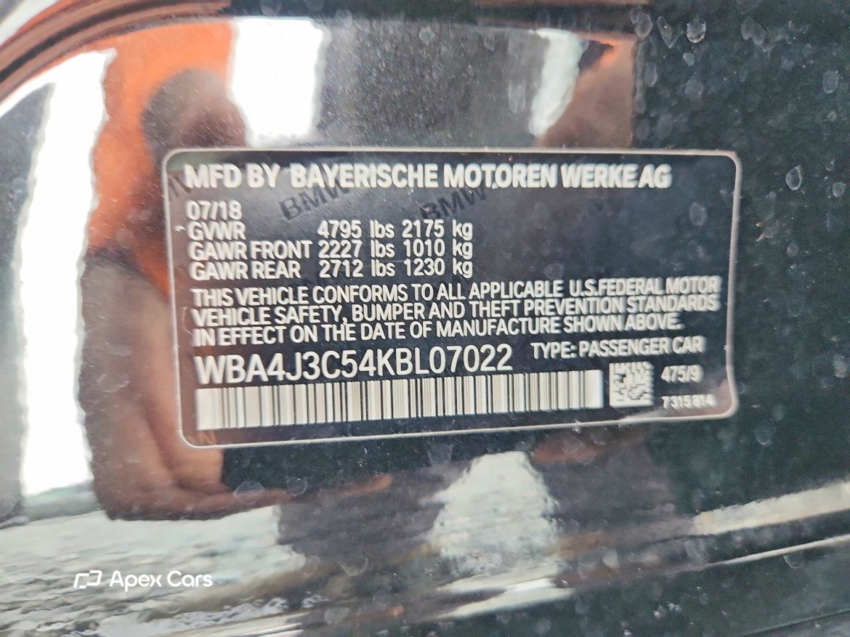 BMW Series 4 2019
