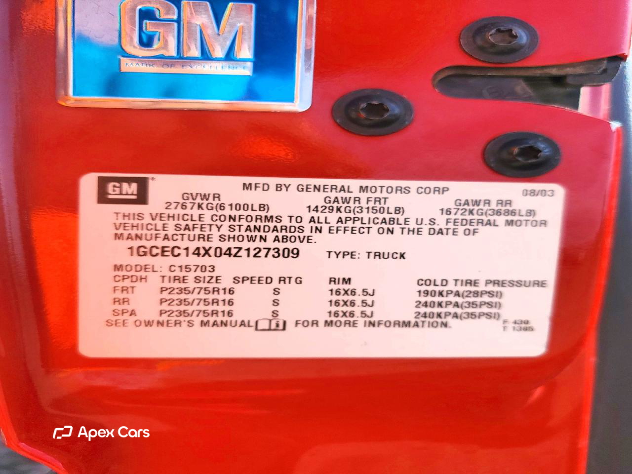 Chevrolet Silverado 2004