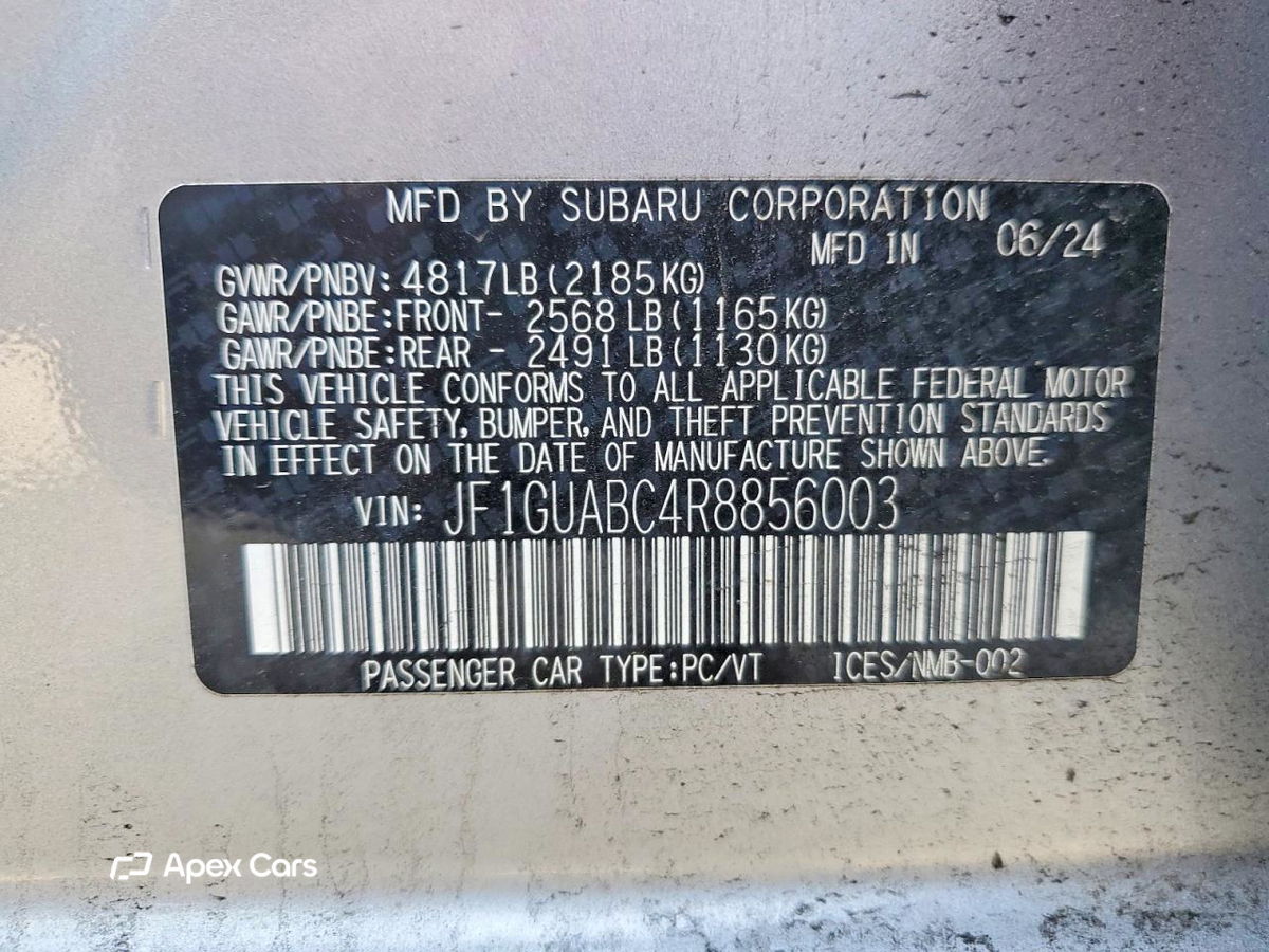 Subaru Impreza 2024