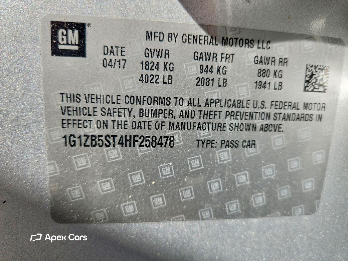 Chevrolet Malibu 2017