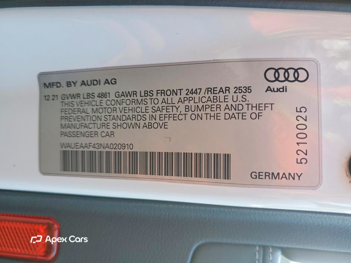 Audi A4 2022