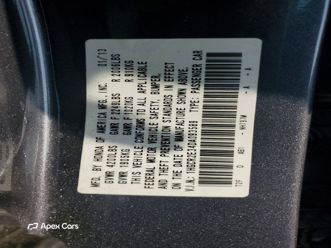 Honda Accord 2013