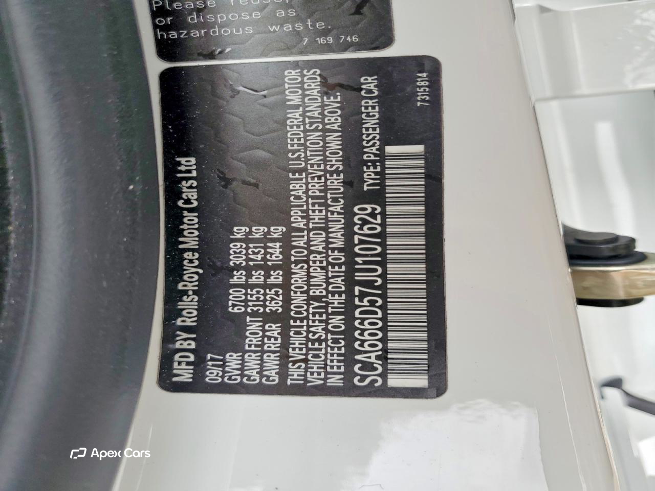 Rolls-Royce Dawn 2018