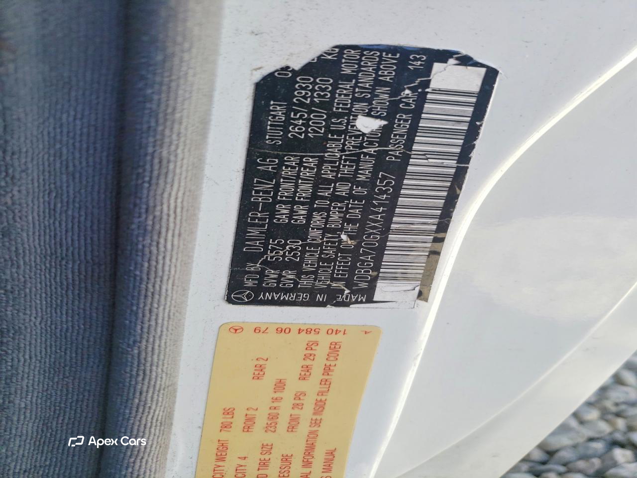 Mercedes-Benz CL-klasse 1999