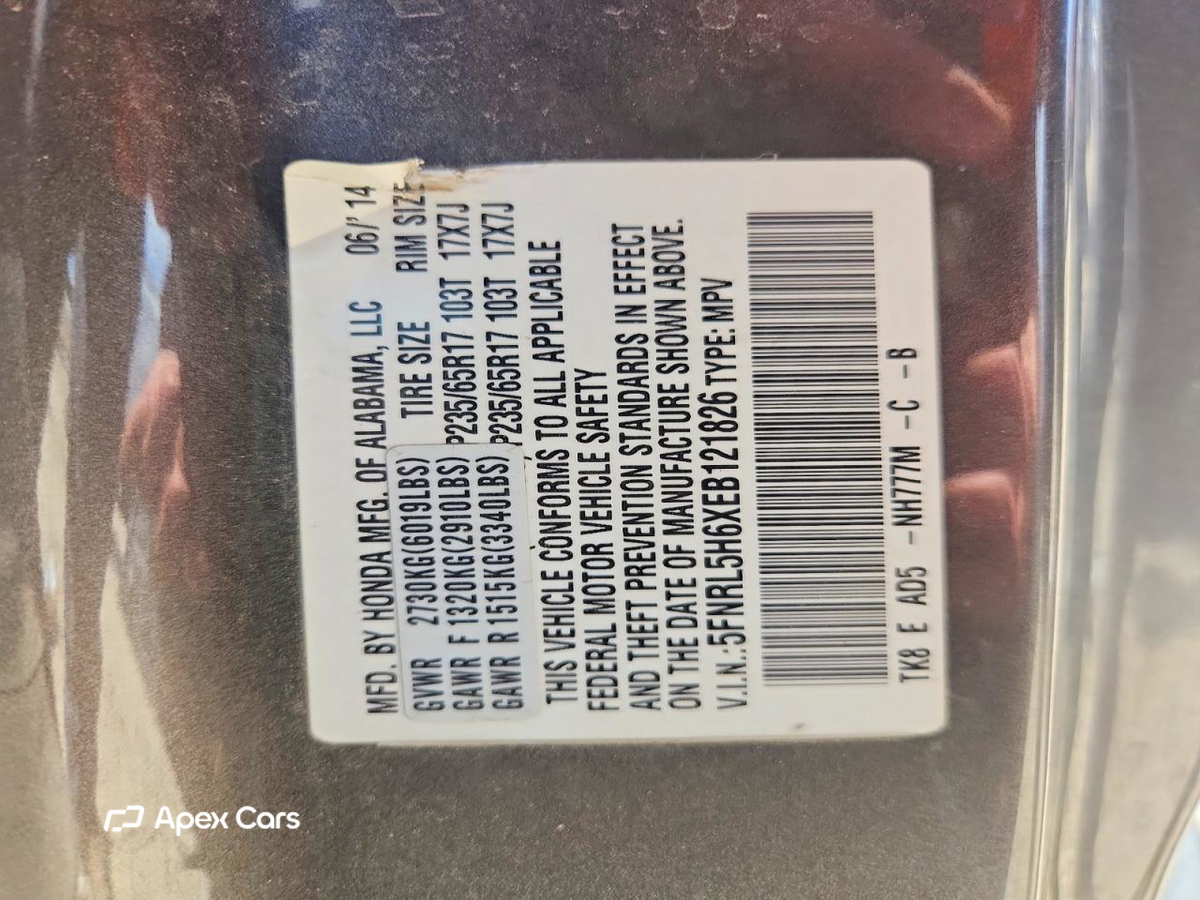 Honda Odyssey 2014