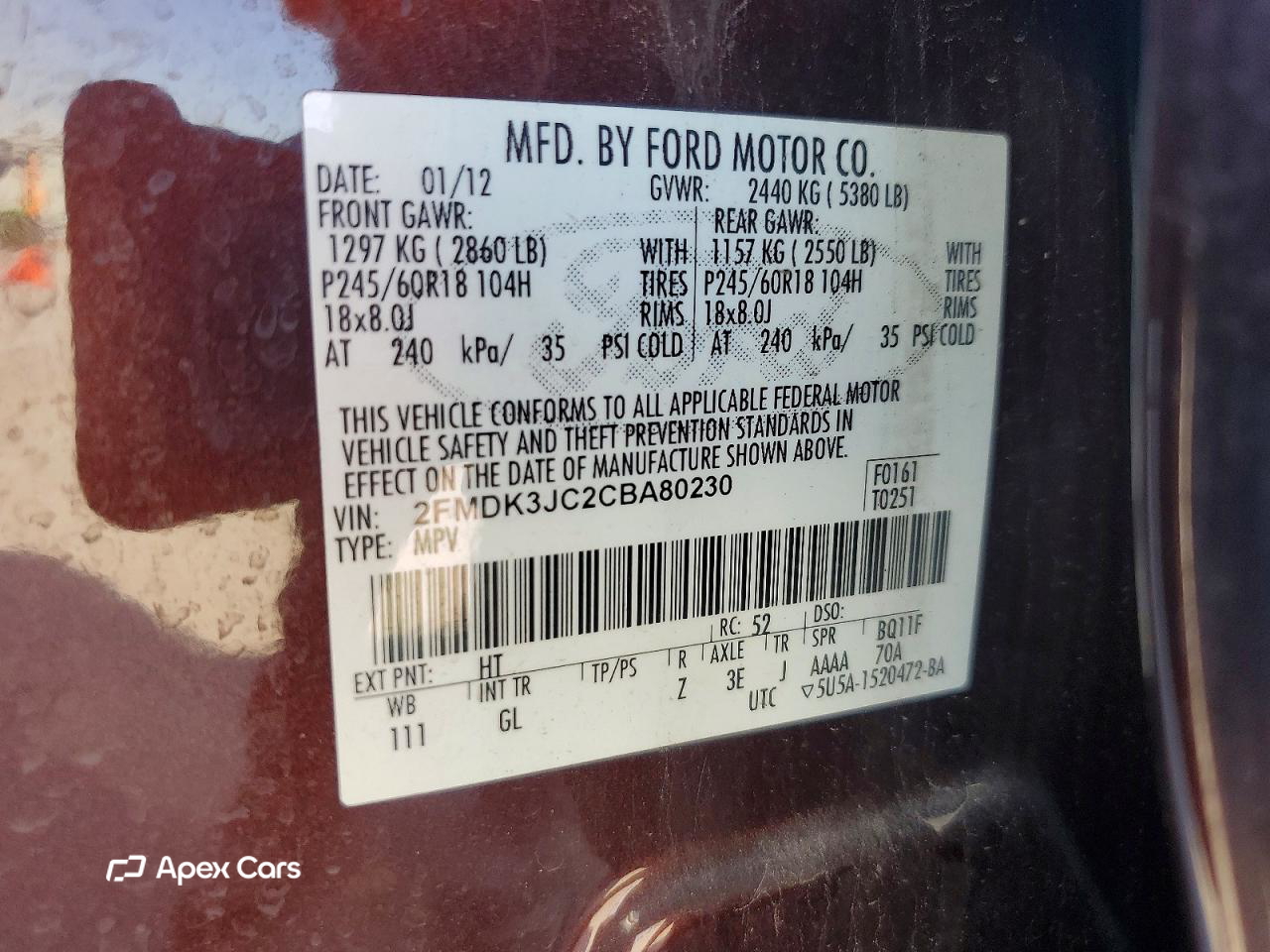 Ford Edge 2012