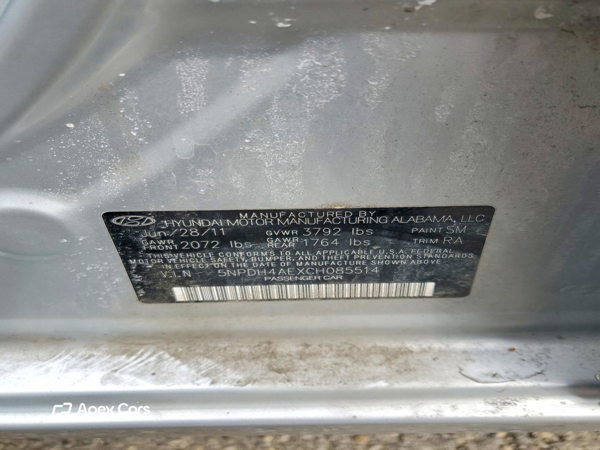 Hyundai Elantra 2012