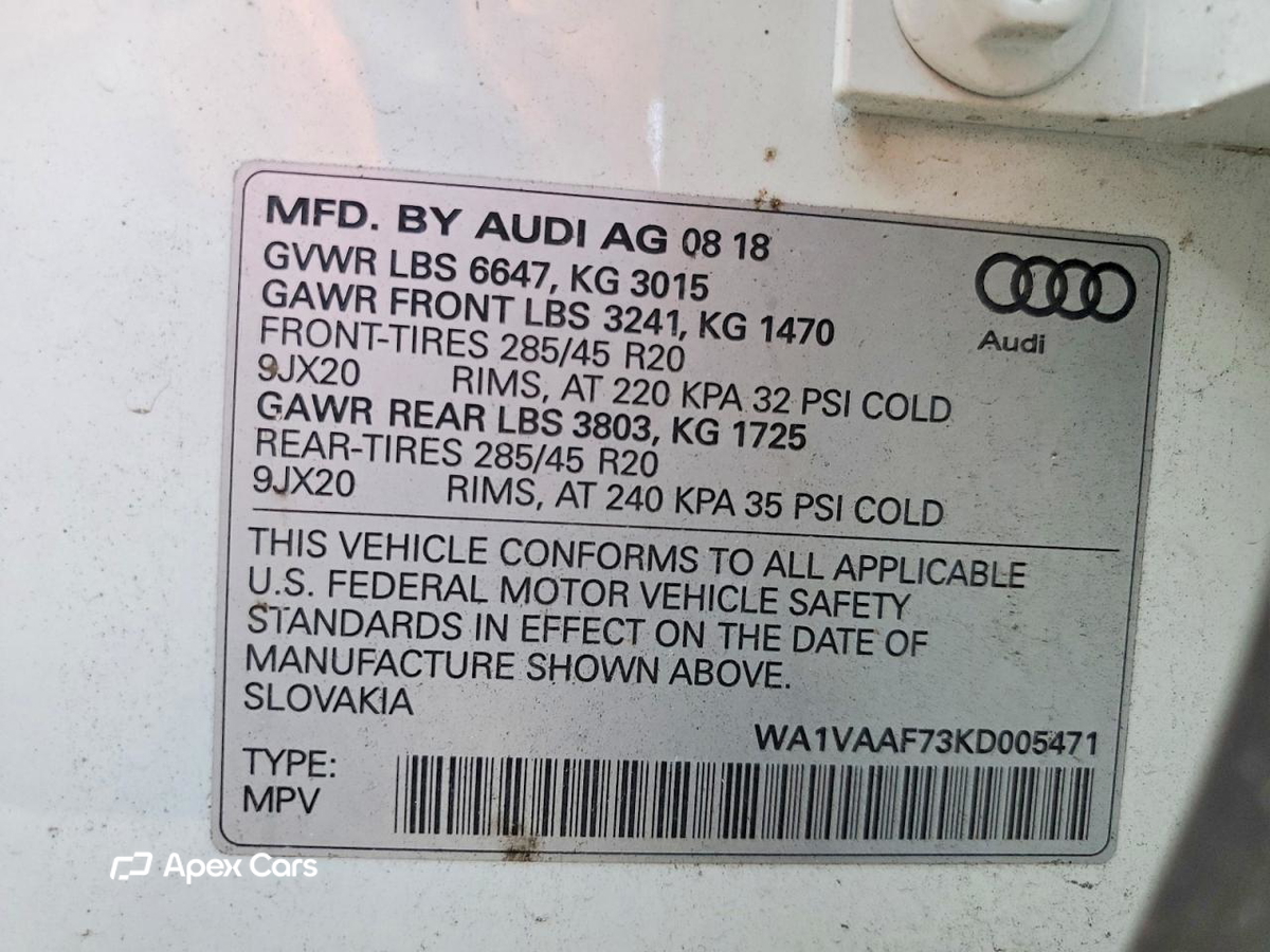 Audi Q7 2019