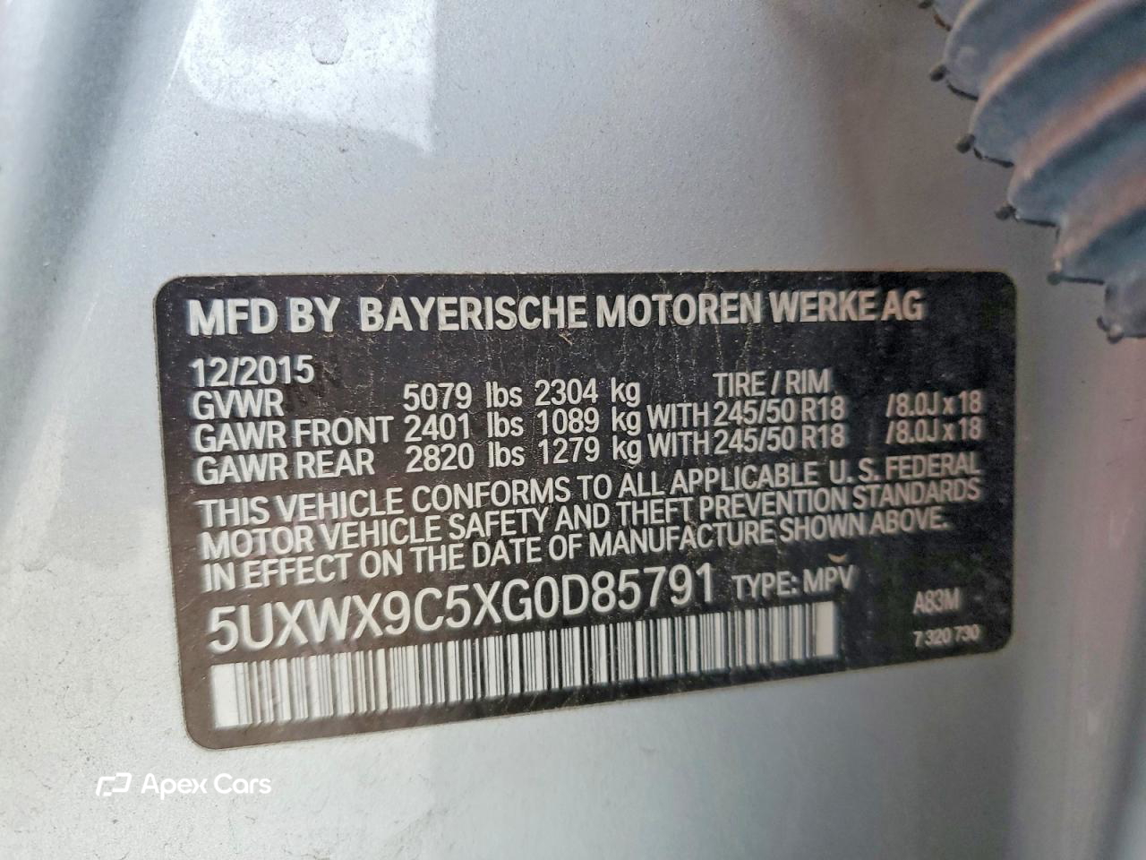 BMW X3 2016