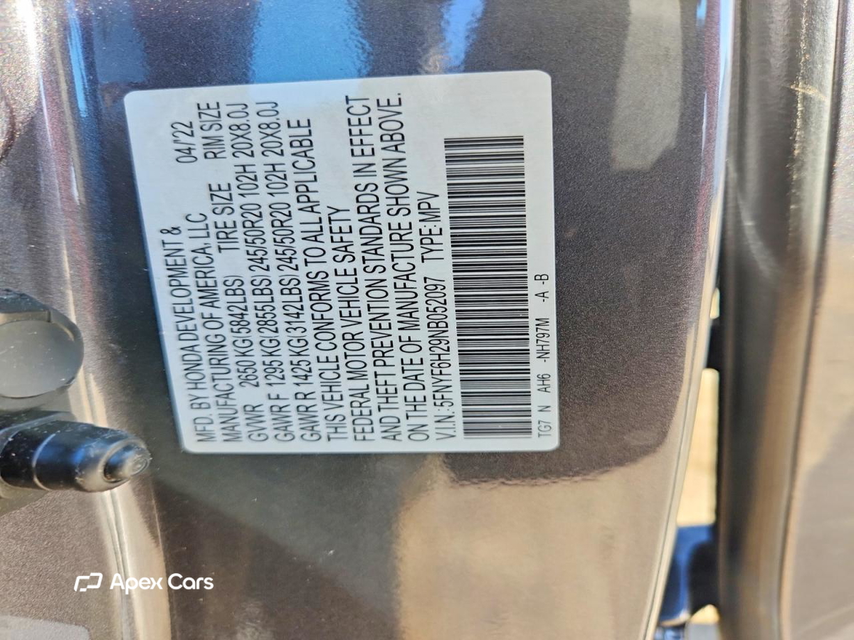 Honda Pilot 2022