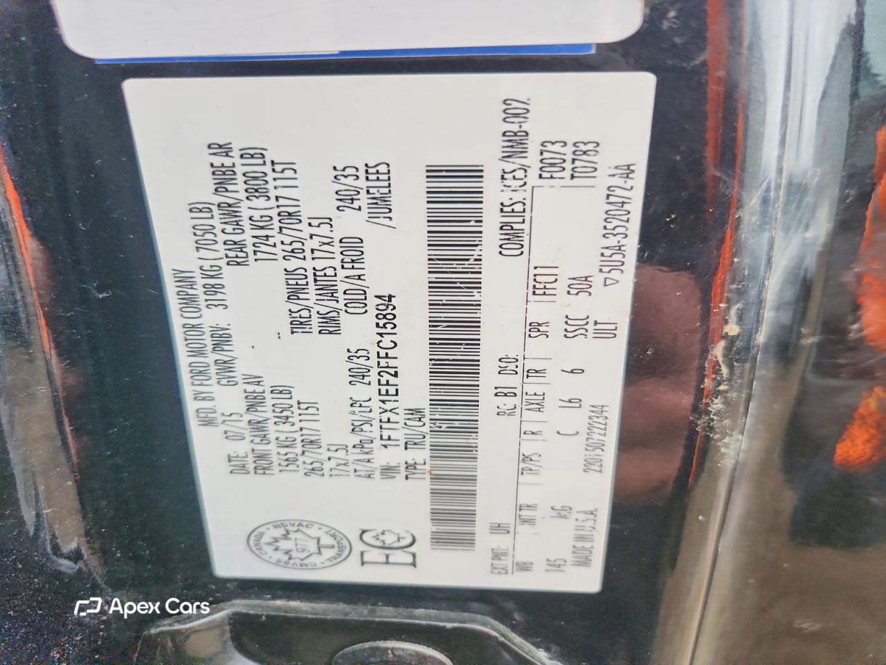 Ford F-150 2015
