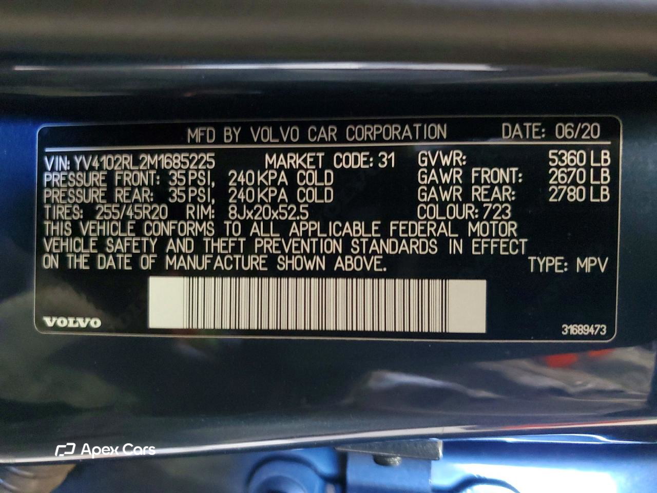 Volvo XC60 2021