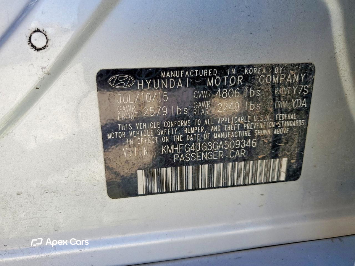Hyundai Azera 2016