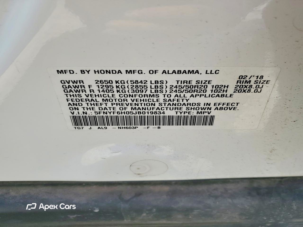 Honda Pilot 2018