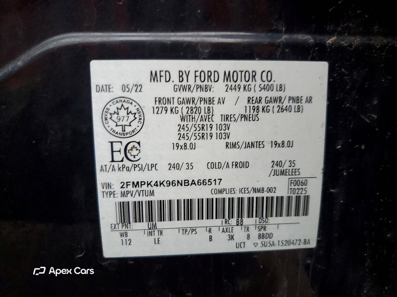 Ford Edge 2022