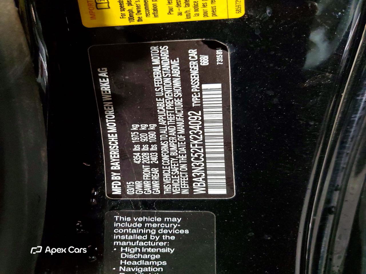 BMW Series 4 2015