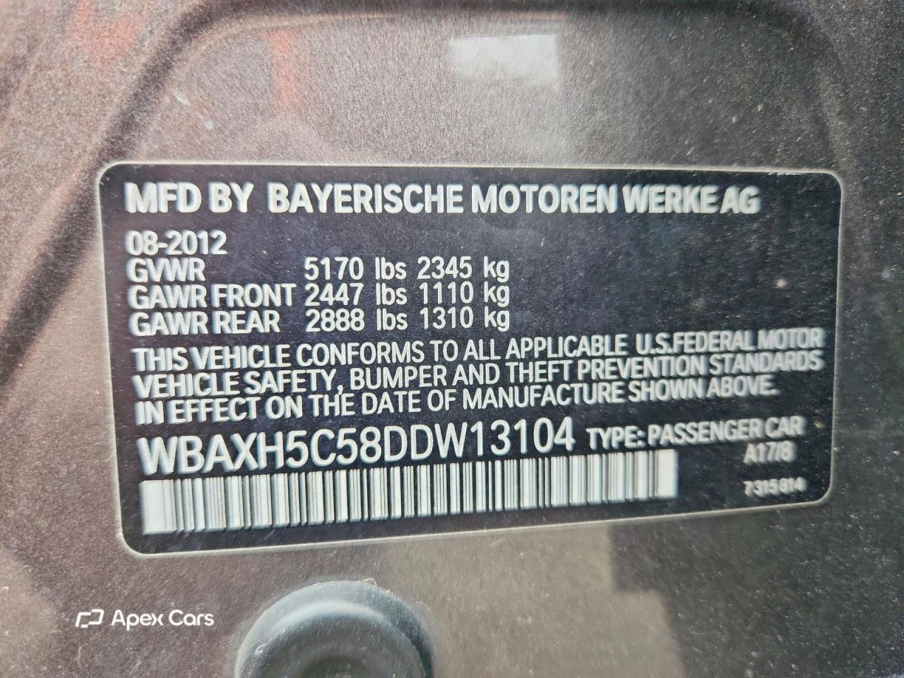 BMW Series 5 2013