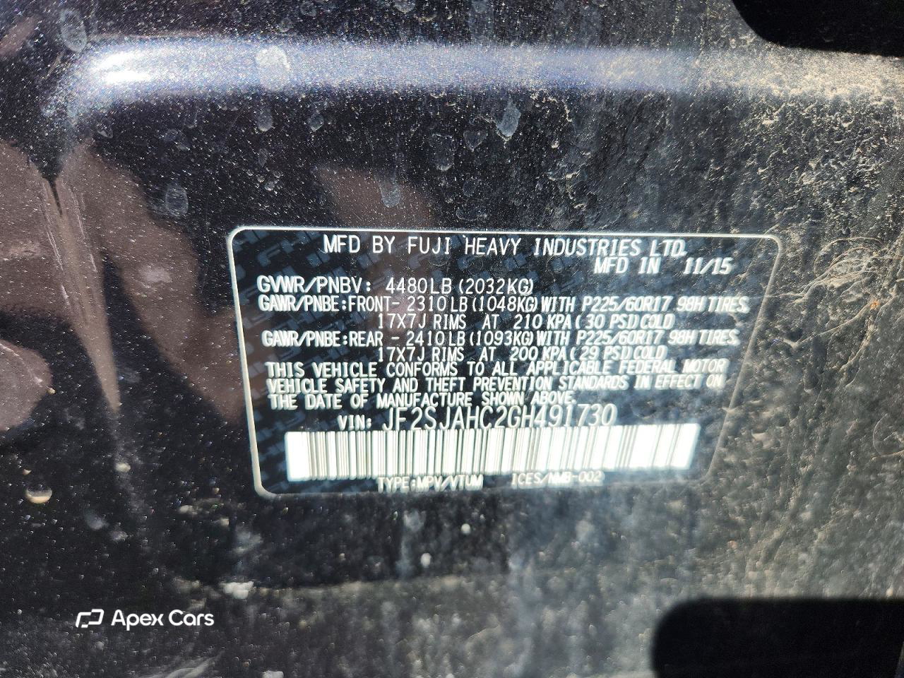 Subaru Forester 2016
