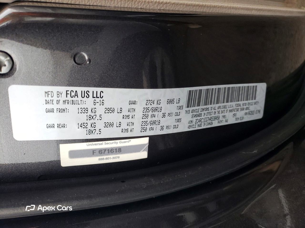 Chrysler Pacifica 2017