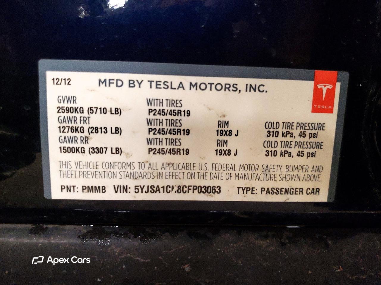 Tesla Model S 2012
