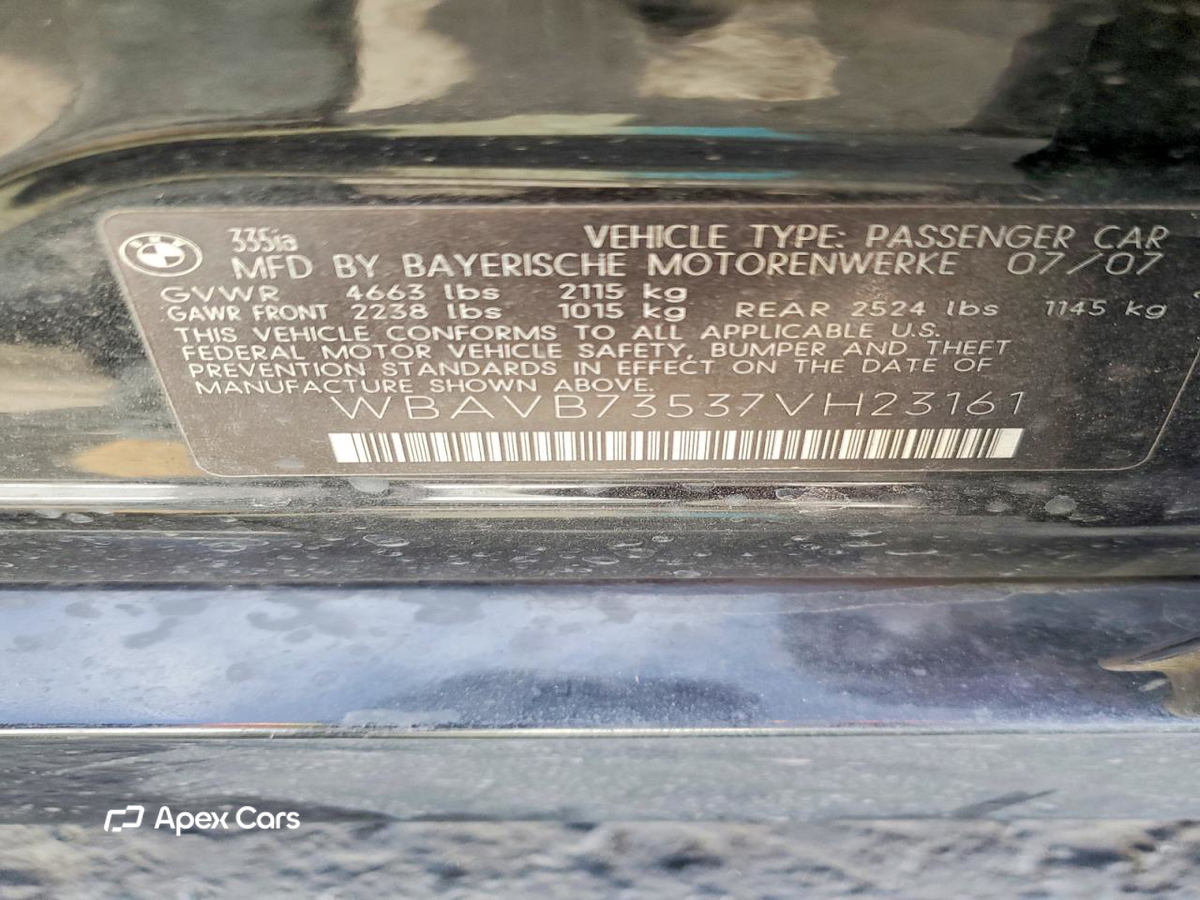 BMW Series 3 2007