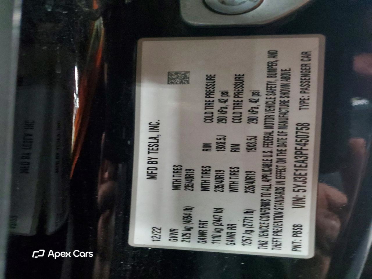 Tesla Model 3 2023