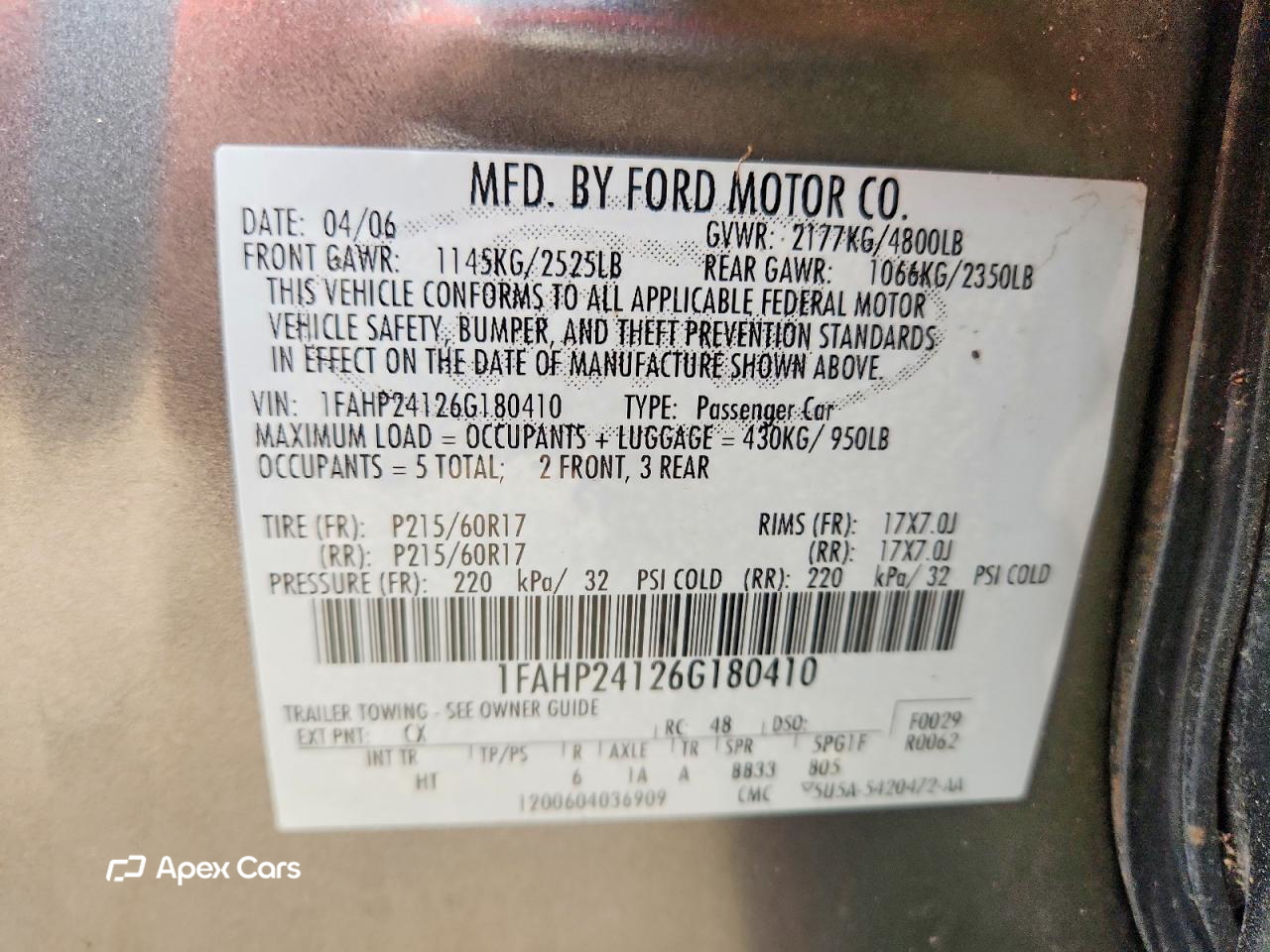 Ford Five Hundred 2006