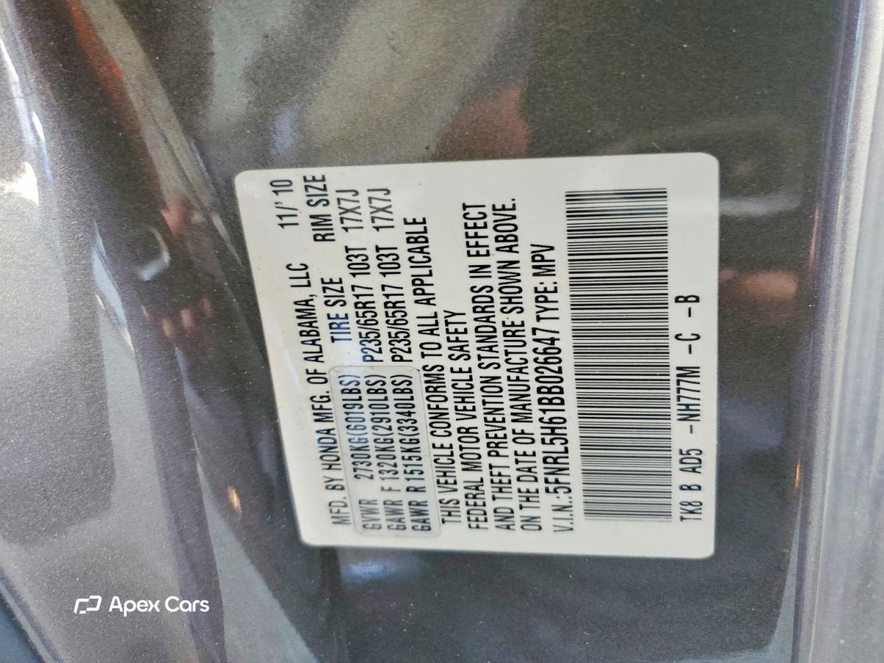 Honda Odyssey 2011