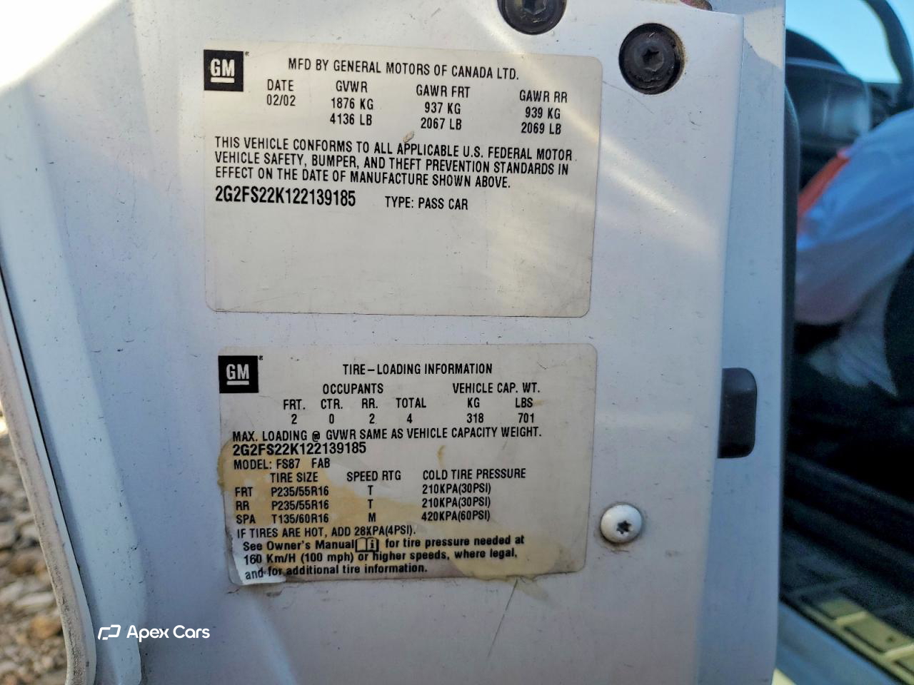 Pontiac Firebird 2002