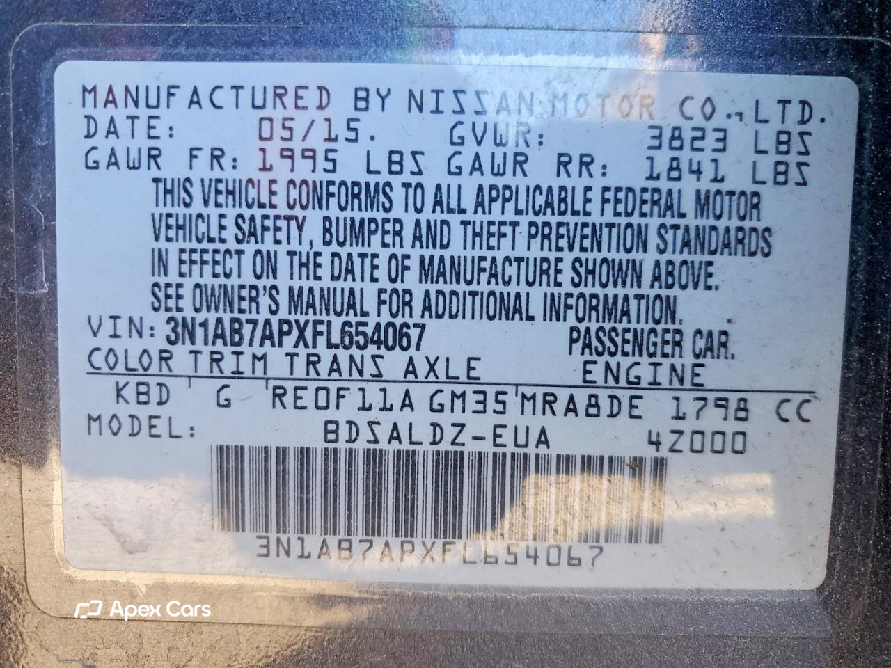 Nissan Sentra 2015