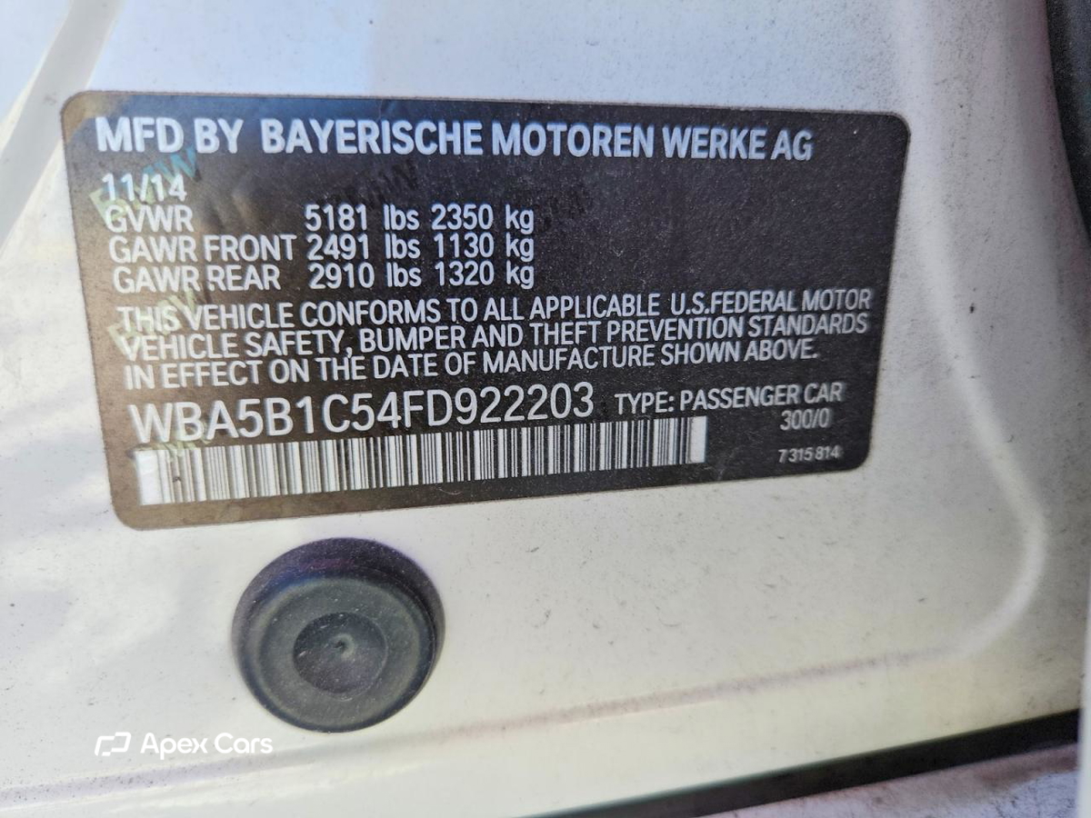 BMW Series 5 2015