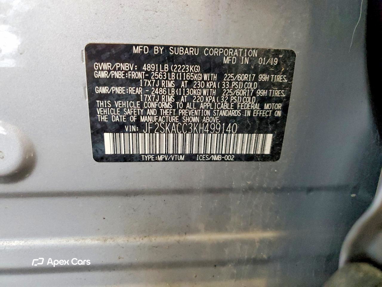 Subaru Forester 2019
