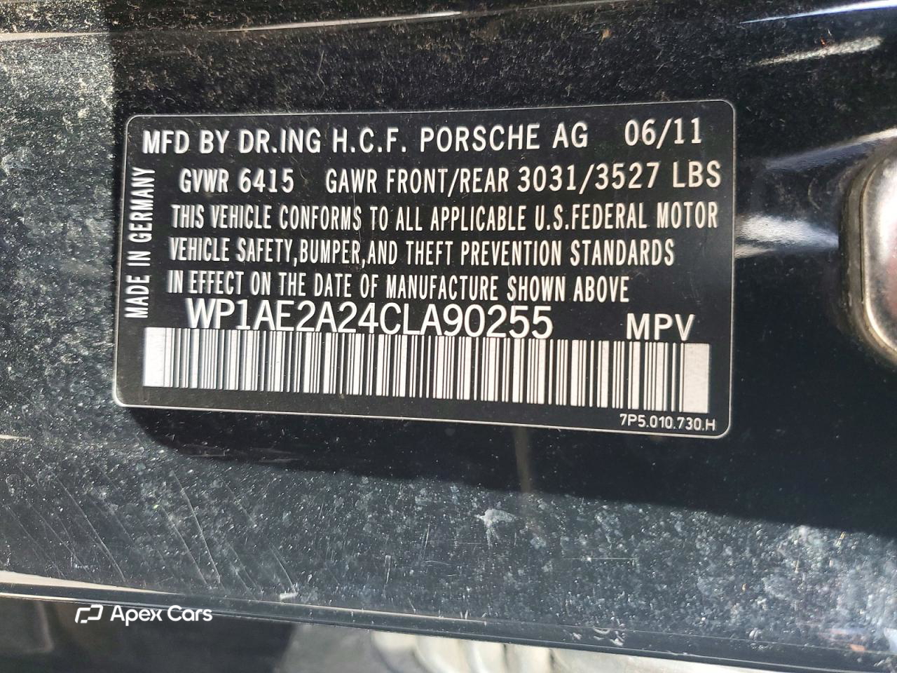 Porsche Cayenne 2012