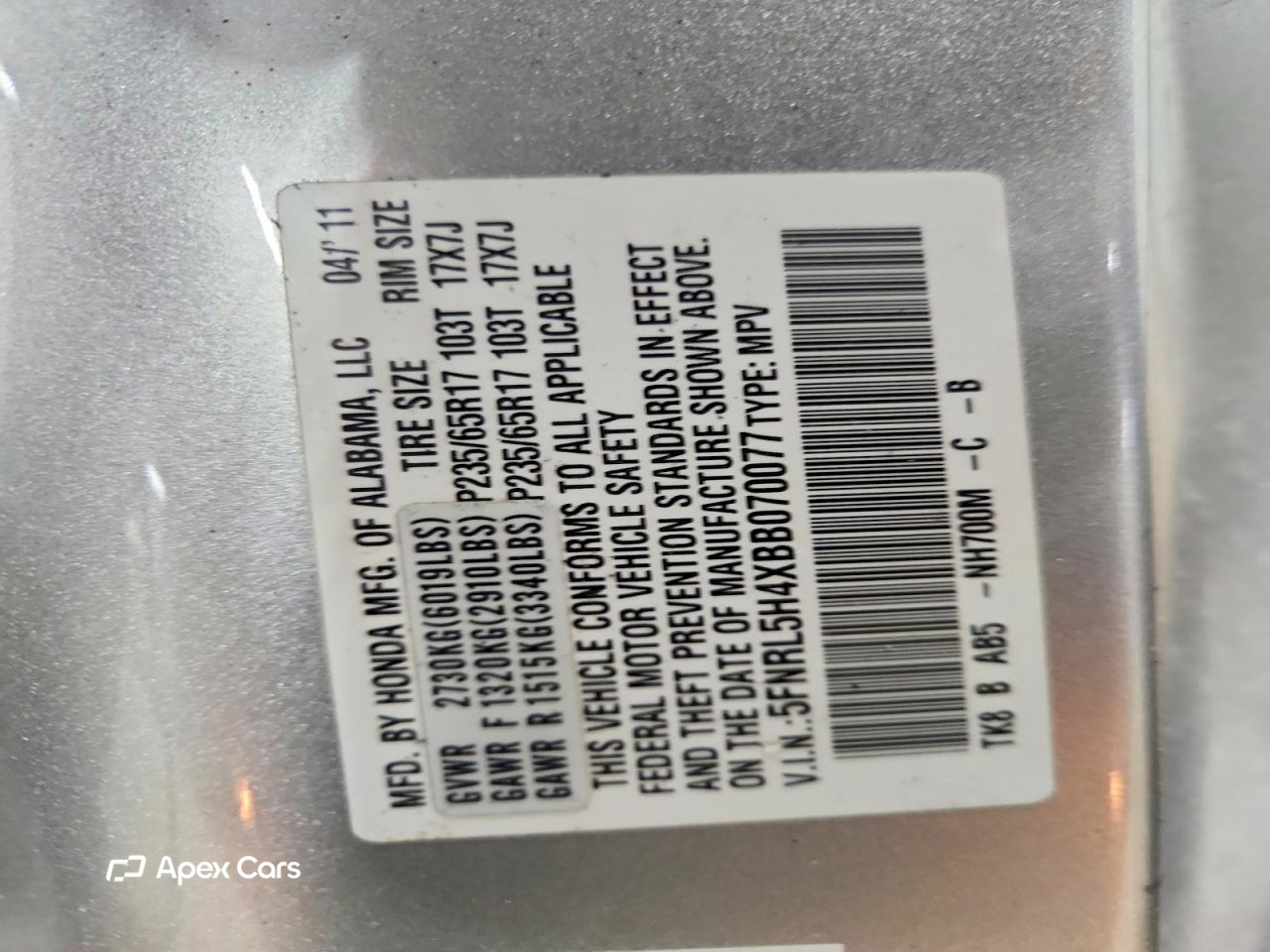 Honda Odyssey 2011